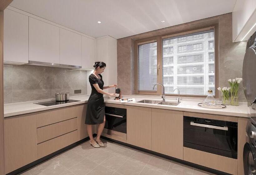 דירת אקזקיוטיב 2 חדרים, Fraser Residence Tianjin