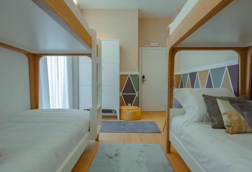 سرير فى غرفة مشتركه, Pedra De Sal   Hostel & Suites