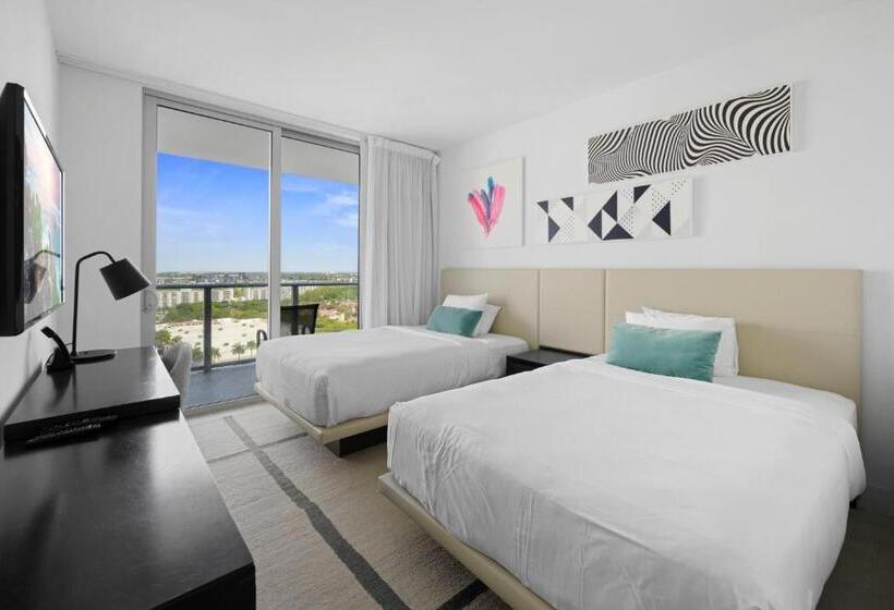 침실 1개 풀장 전망 아파트, Hyde Beach House Waterway