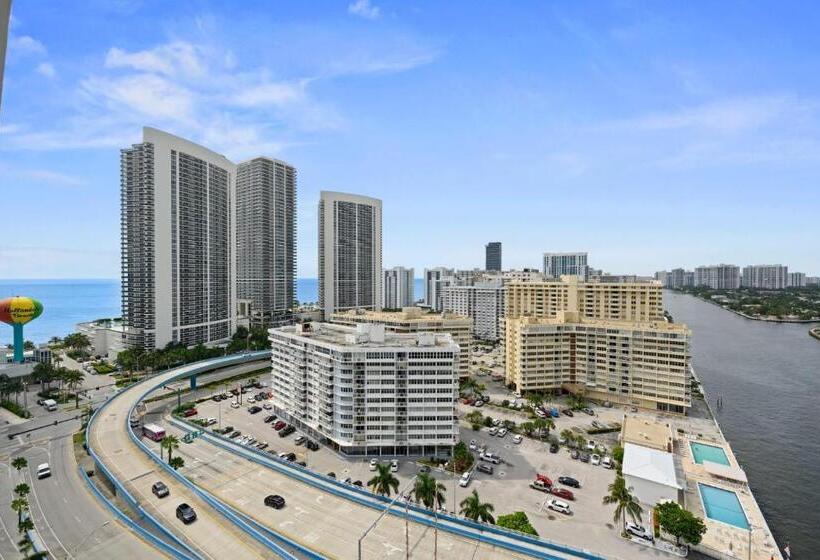 침실 1개 풀장 전망 아파트, Hyde Beach House Waterway