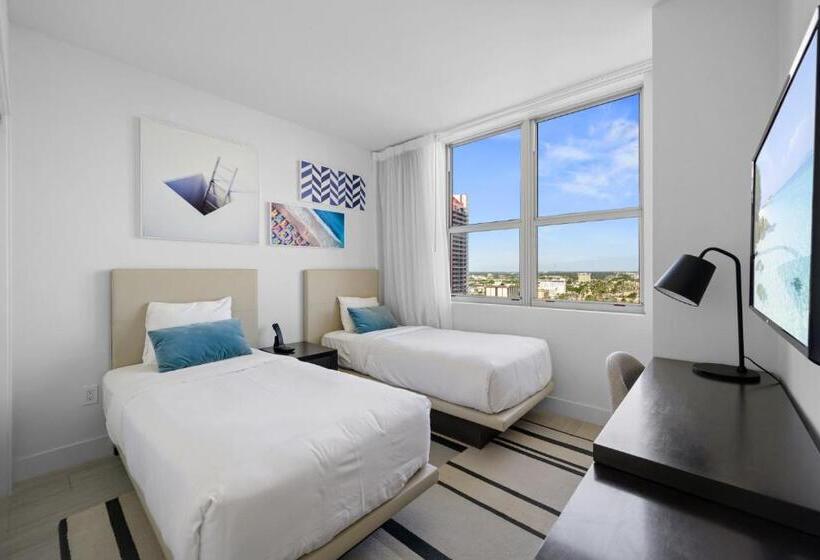 침실 1개 풀장 전망 아파트, Hyde Beach House Waterway