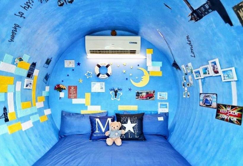 اتاق استاندارد با سرویس بهداشتی مشترک, Pipe House 墾丁