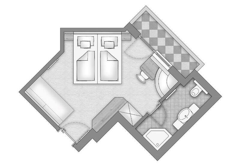 غرفة ديلوكس, Alpinstyle Hotel Ischgl