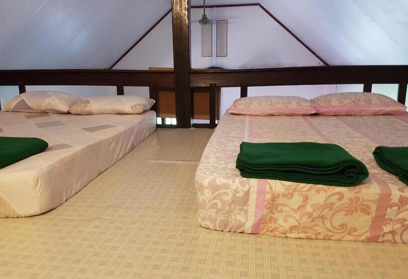 חדר משפחתי נוף לגינה, Ban Sabai Sabai Guest House