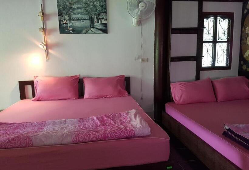패밀리 룸 가든 전망, Ban Sabai Sabai Guest House