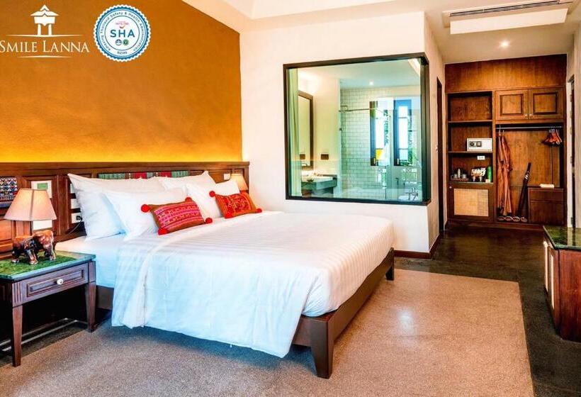 带阳台的豪华间, Smile Lanna