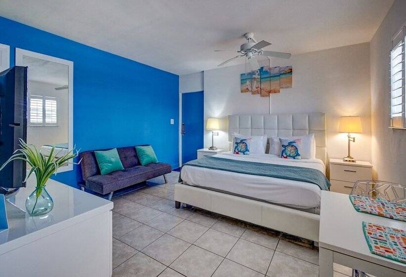 חדר סטנדרט עם מיטת קינג, Castle By The Sea Motel