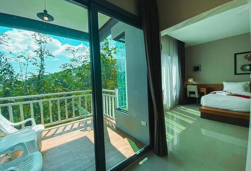 带阳台套房, Bangnu Greenery Resort