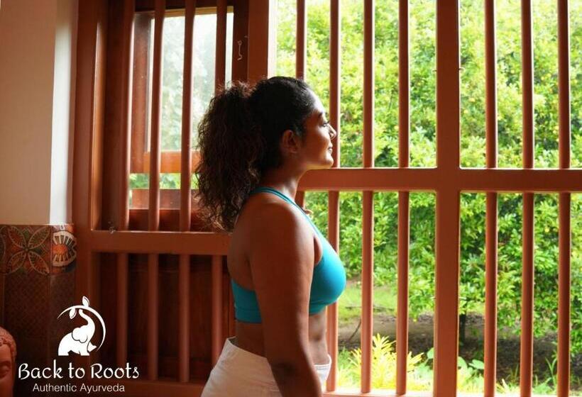 キングサイズベッドのデラックスルーム, Back To Roots Ayurveda Retreat