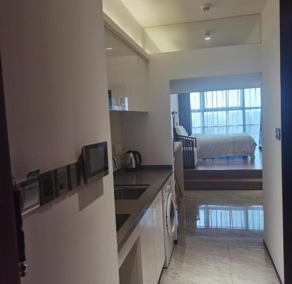 디럭스 룸, Guangzhou Concierge Apartment   Guangzhou Financial City Keyun Road Metro Station