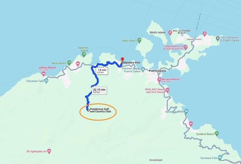 اتاق لوکس با چشمانداز دریا, Ponderosa Golf And Resort