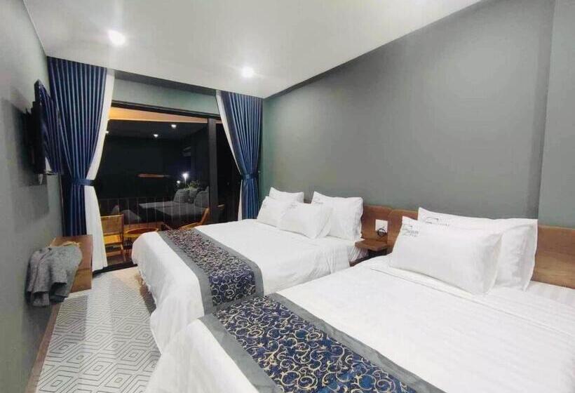 اتاق استاندارد با چشم‌انداز استخر, Riwin Hotel Pleiku