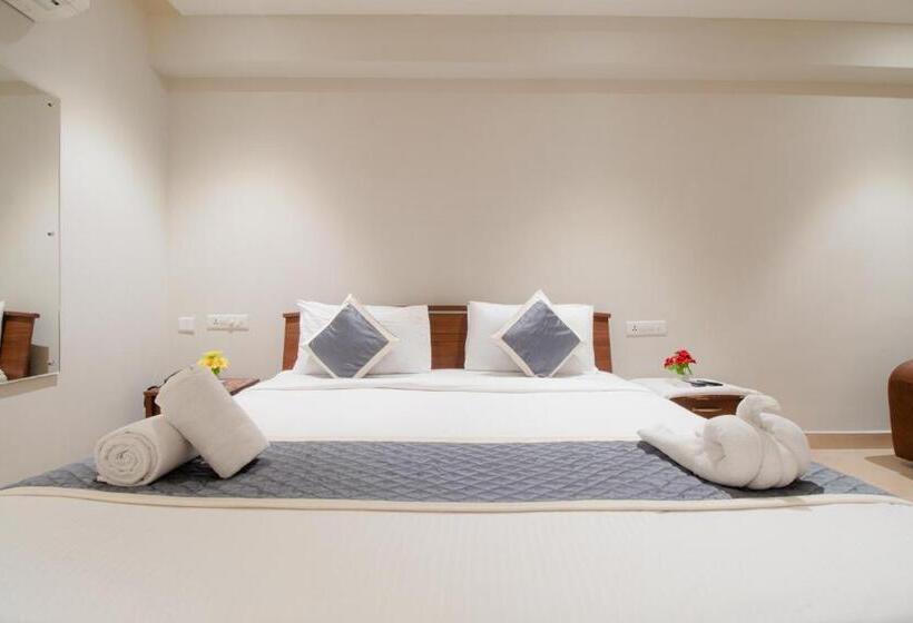 חדר סטנדרט עם מיטת קינג, Beestay Hotels Mg Road Vijayawada