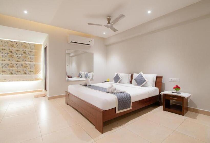 חדר סטנדרט עם מיטת קינג, Beestay Hotels Mg Road Vijayawada