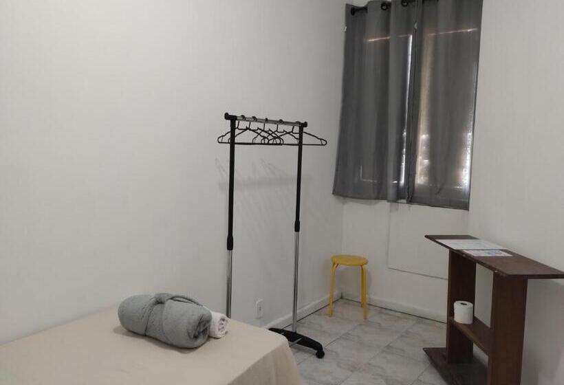 스탠다드 싱글 룸 공동욕실, Pousada Jardins Campista