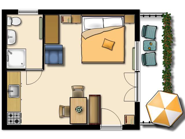 Номер Стандарт Вид на Сад, Gmeinder S Landhaus