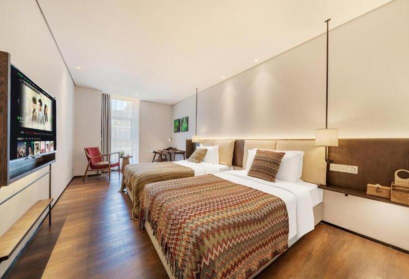 غرفة سوبيريور, Wuyu Hotel   Chongqing Jiangbei Airport & Light Rail