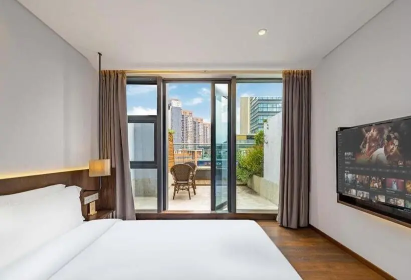 デラックスルーム, Wuyu Hotel   Chongqing Jiangbei Airport & Light Rail