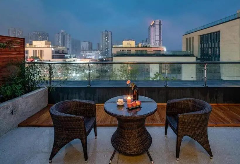 デラックスルーム, Wuyu Hotel   Chongqing Jiangbei Airport & Light Rail