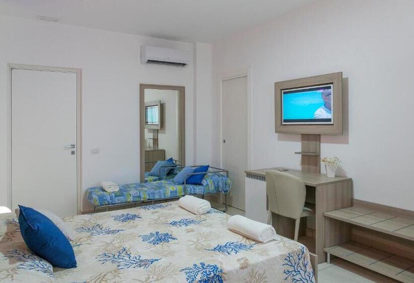 غرفة قياسية رباعية, America