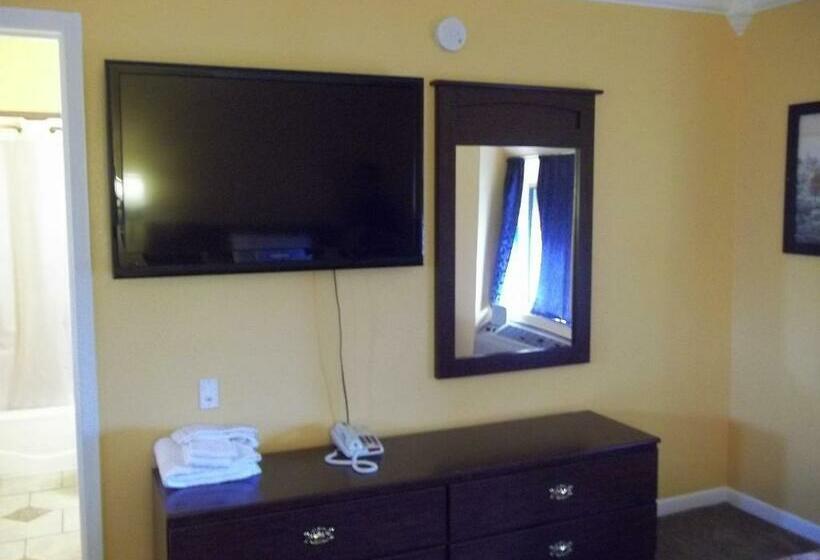 带大床的标准间, Scottish Inns Galveston