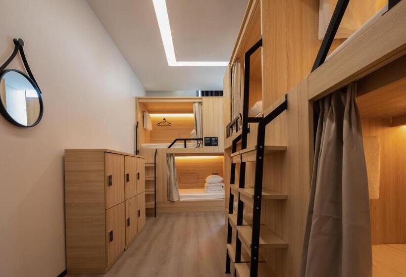 מיטה בחדר משותף, Hangzhou Desti Youth Park Hostel West Lake