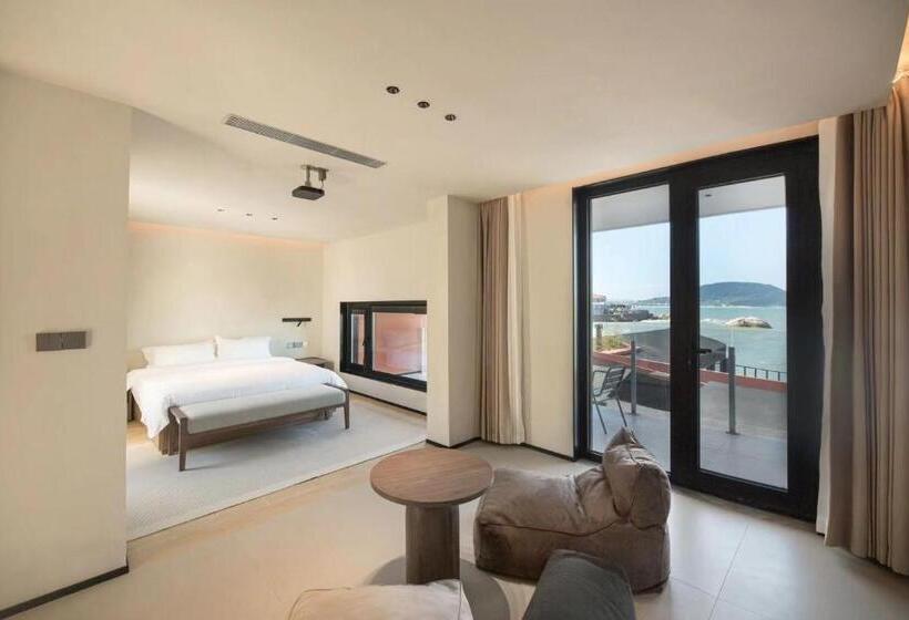 Номер Стандарт Вид на Море с Балконом, Moya Homestay  Qingdao Laoshan Scenic Area Yangkou Store