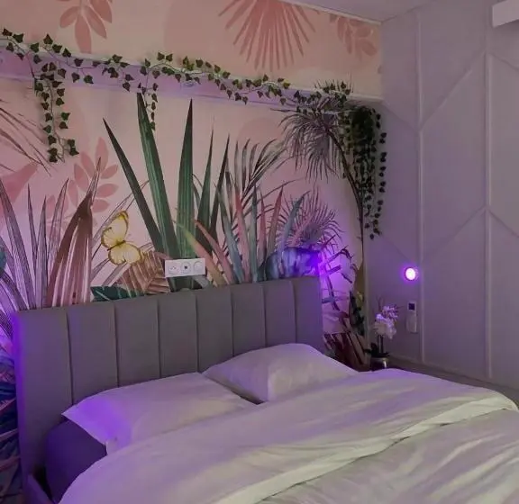 １ベッドルームのデラックスアパートメント, L Appart Hôtel 23ème Avenue   Spa Privatif   Love Room   Appartements à Thèmes