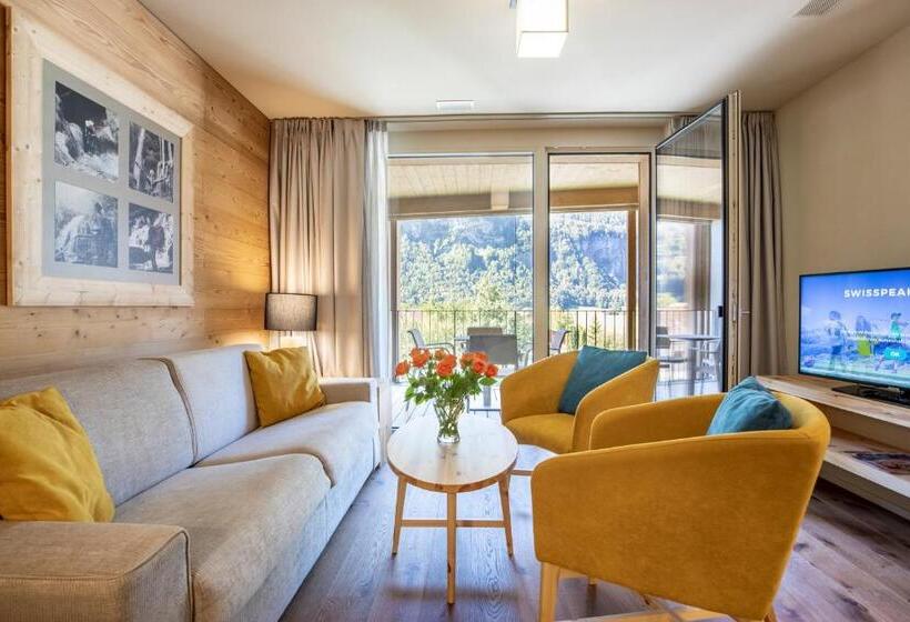 Апартаменты 2 Спальни, Swisspeak Resorts Meiringen