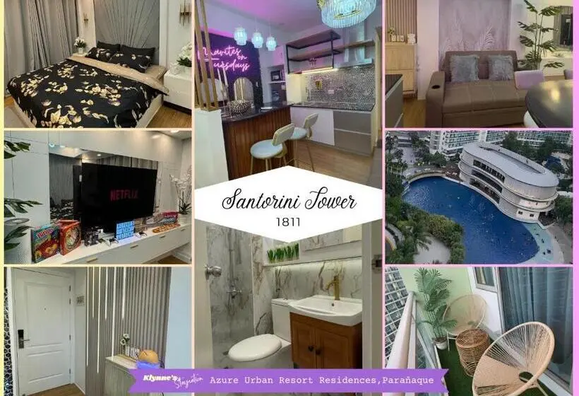 اتاق استاندارد چهارنفره با بالکن, Klynne S Staycation Azure Urban Resort Residences
