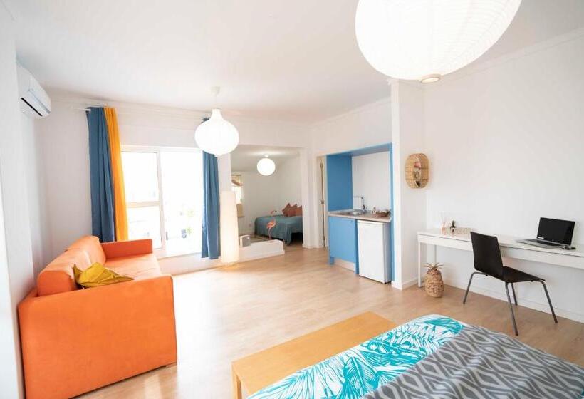 スーペリアファミリールーム, Villa Paraíso Da Caparica