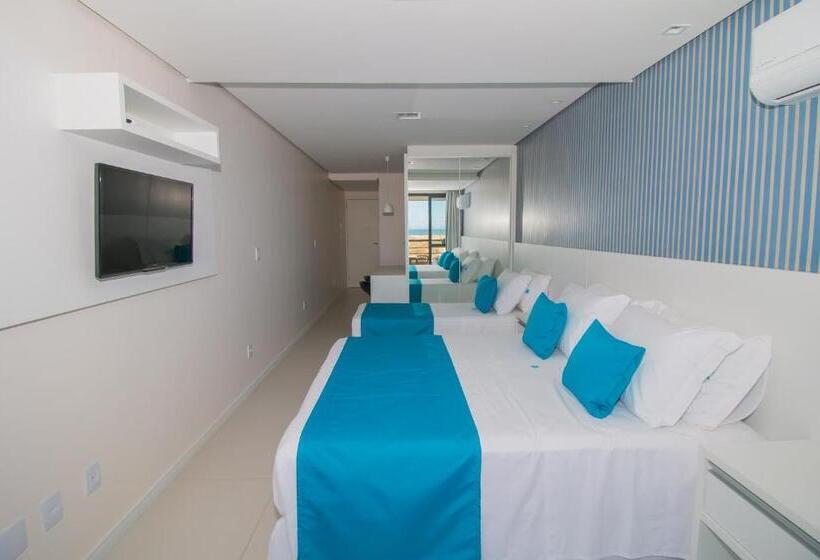 آپارتمان 1 خوابه با چشم‌انداز دریا, Ponta Dos Molhes Beach Flat