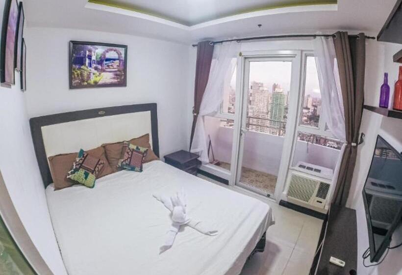 带海景的标准工作室, Enjoy Free Sauna And Pool Access, Save 70 Percent This Month On A Deluxe Unit In Manila With A Balco