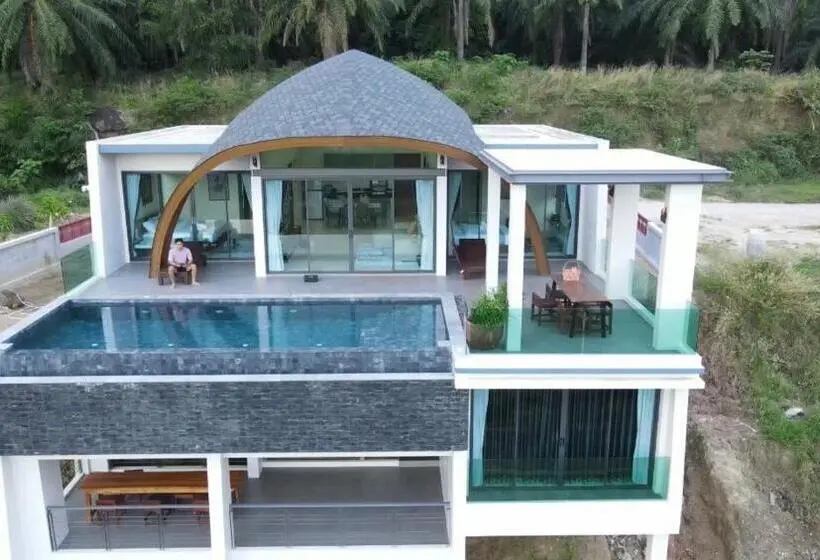 オーシャンビューの1ベッドルームビラ, ขนอม คิริณณ์ Khanom Kirin Private Pool Villa
