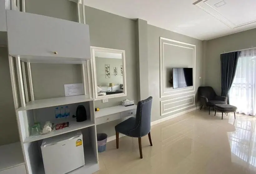 اتاق استاندارد سه نفره, พาราไดซ์รีสอร์ต สังขละบุรี Paradise Resort At Sangkhlaburi