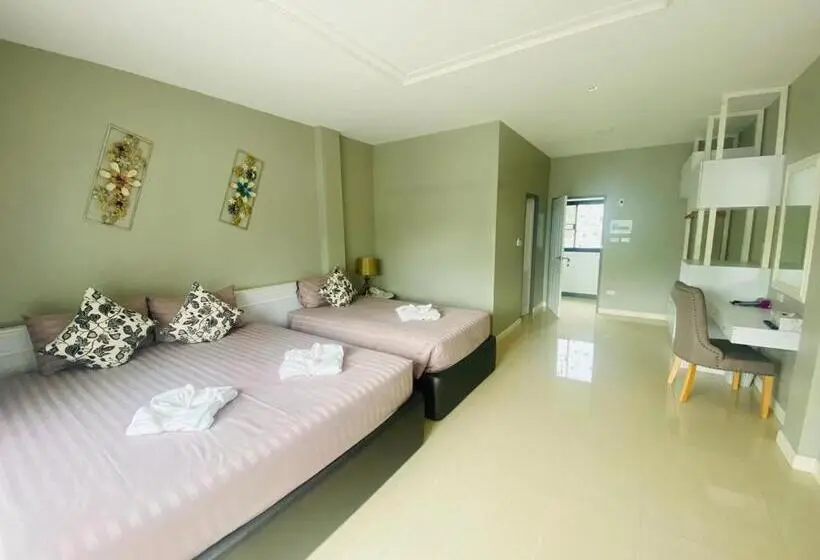 اتاق استاندارد سه نفره, พาราไดซ์รีสอร์ต สังขละบุรี Paradise Resort At Sangkhlaburi