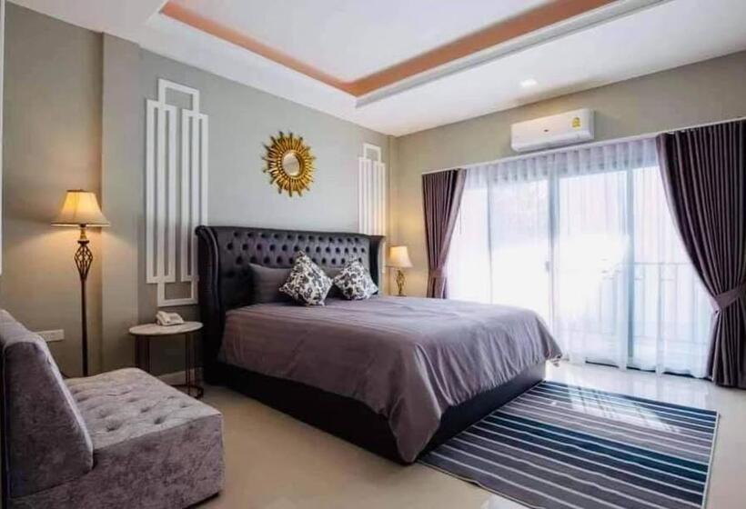 غرفة قياسية سرير كينج, พาราไดซ์รีสอร์ต สังขละบุรี Paradise Resort At Sangkhlaburi