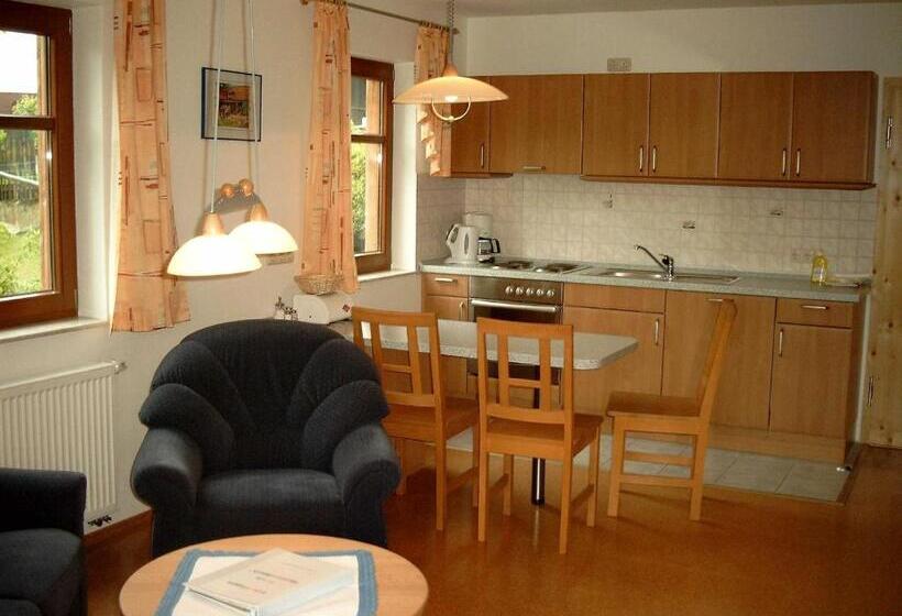 Апартаменты 1 Спальня с Балконом, Bauernhofpension Büchsenschütz