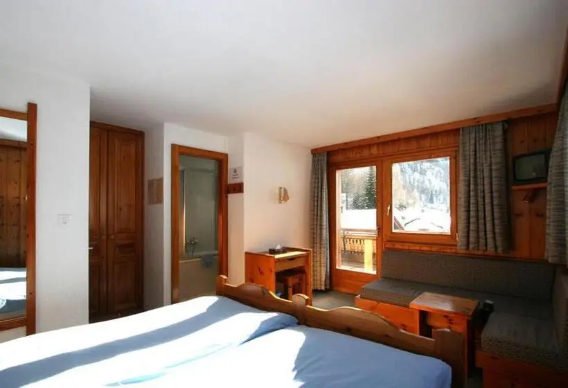 マウンテンビュースタンダードルーム, Hôtel Garni Les Bouquetins