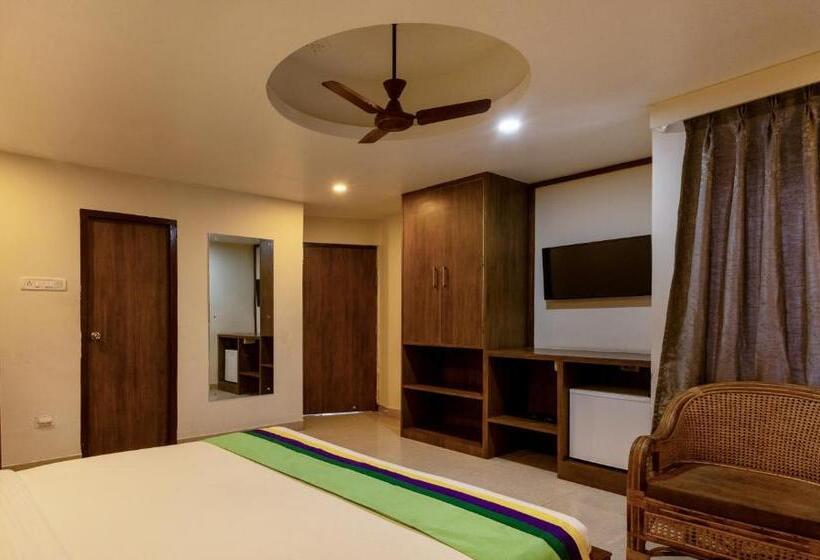 Habitació Deluxe, Treebo Swagatam Inn