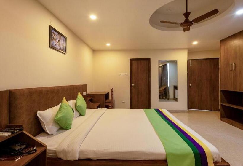 Habitació Deluxe, Treebo Swagatam Inn