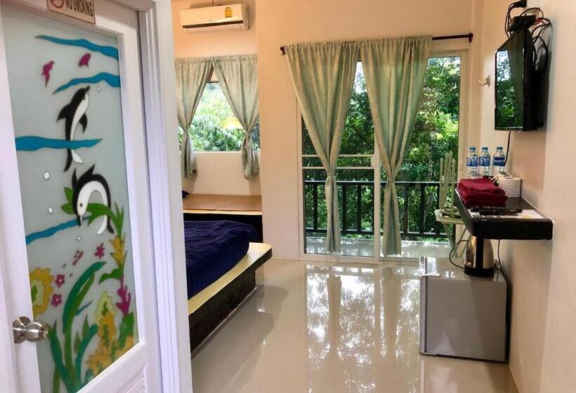 Номер Deluxe, Chillchillsangkhlaburi โรงแรมชิลชิลสังขละบุรี