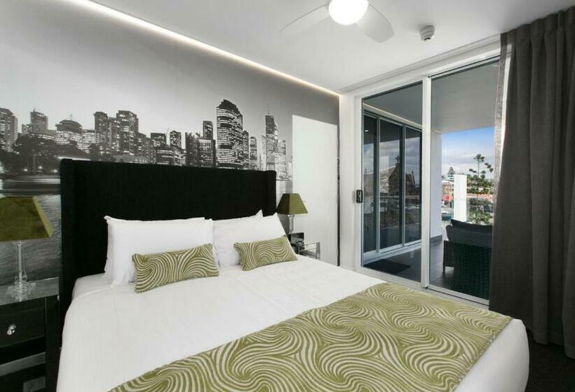 דירה בת חדר שינה 1 עם מרפסת, Menso At Southbank