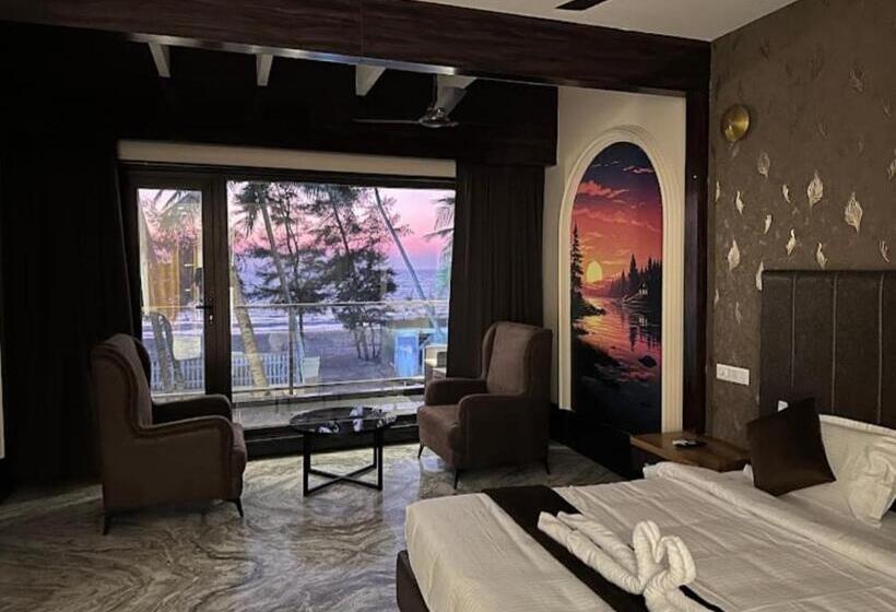 חדר דלוקס נוף לים, Nautical 9 Beach Retreat