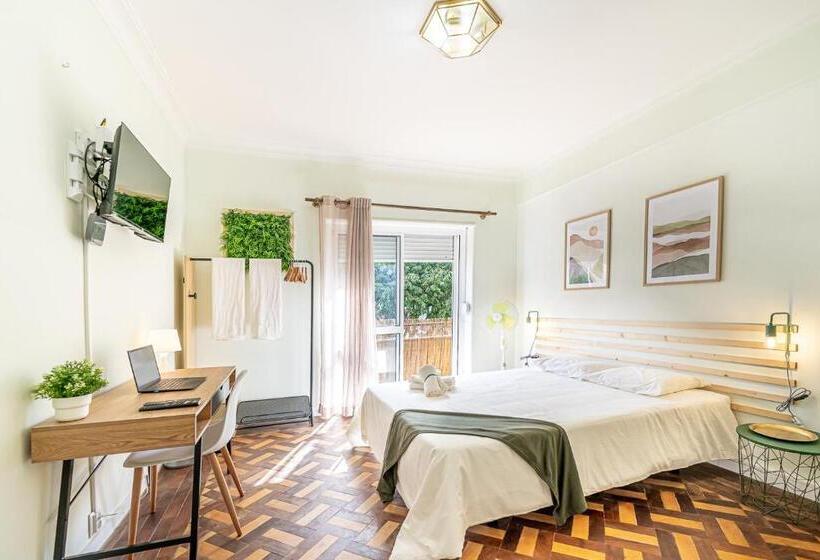 اتاق استاندارد با سرویس بهداشتی مشترک, Goa Square By Lisbon With Sintra