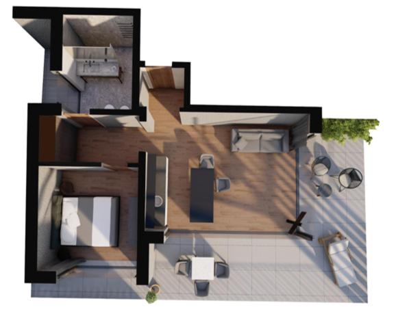 1 Bedroom Apartment Lake View, View   Agrisuites