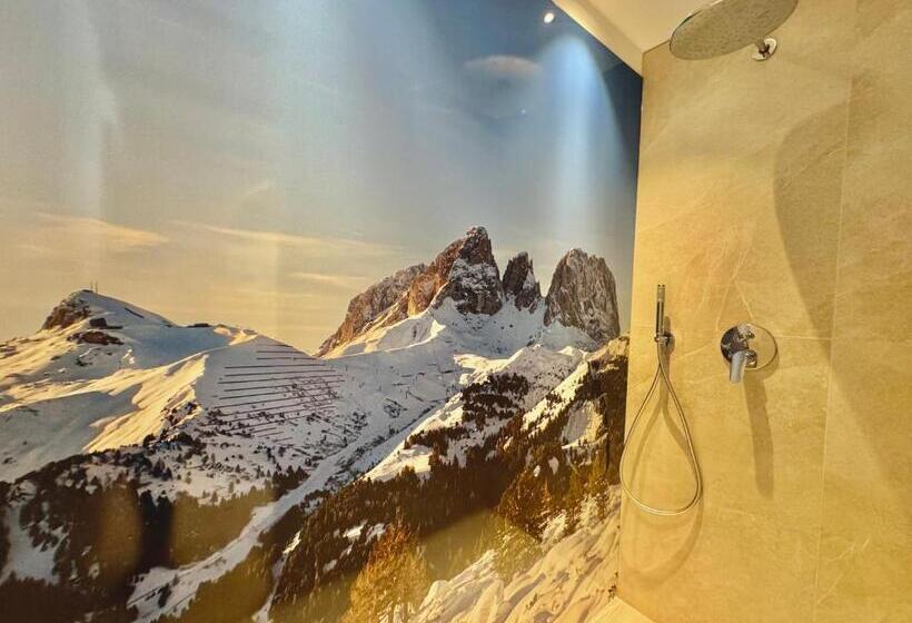 带1个卧室的豪华公寓, Dolomiti Luxury Mountain View Ski In Ski Out