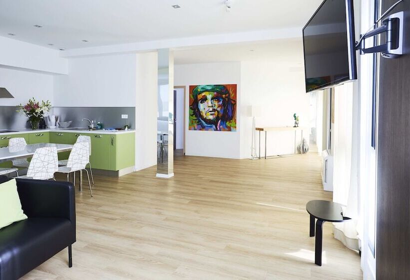 جناح ديلوكس غرفتين نوم, Apparthotel La Girafe