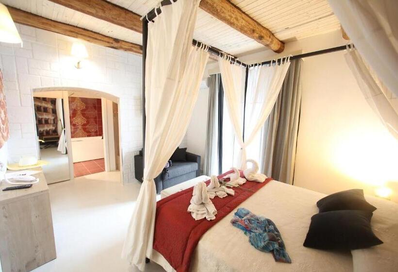 اتاق لوکس با وان آب گرم, Relais Piazza Del Plebiscito B&b