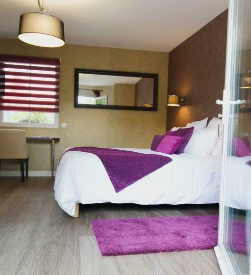 디럭스 룸 킹사이즈 침대, L Hostellerie D Acquigny